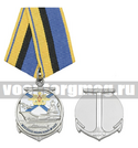 Медаль Военно-морской флот (с изображением ТАВКР Адмирал Кузнецов) Ветеран ВМФ