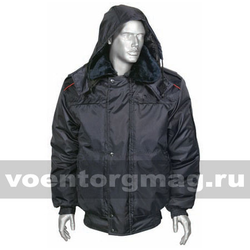 Куртка зимняя Оперативка (модель N) темно-синяя Полиция (ткань 