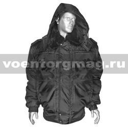Куртка зимняя Оперативка (модель N) черная (ткань 