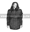 Куртка зимняя Аляска (модель N) черная (ткань 