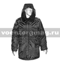 Куртка детская зимняя Аляска (модель S) черная (ткань "оксфорд")