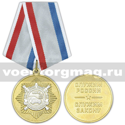 Медаль 20 лет ВАИ ВВ МВД России (Служим России, служим закону)