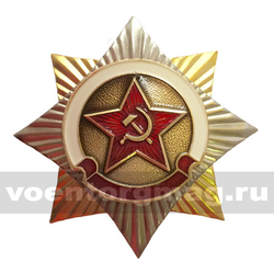 Значок Орден-звезда Звезда СА (с накладкой)