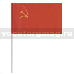 Флажок на палочке, махательный (15х25 см) СССР
