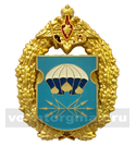 Значок 731-й отд. гвард. батальон связи (в/ч 93687, г. Тула) эмблема в венке с орлом ВДВ