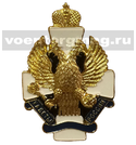 Значок Кадеты России (орел золотой), латунь, на закрутке