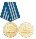 Медаль Ветерану холодной войны на море (3 дивизия АПЛ КСФ, За службу Отечеству!)