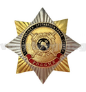 Значок Орден-звезда ГПС (с накладкой)