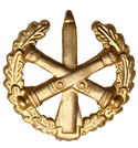 Эмблема петличная РВиА, старого образца, золотая, металл (пара)