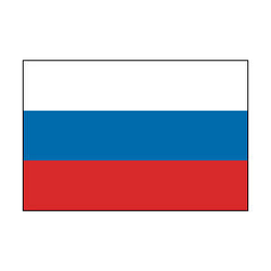 Флаг России 90 х 180 см (однослойный)