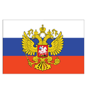 Флаг Главкома ВС РФ 30х45см (однослойный)