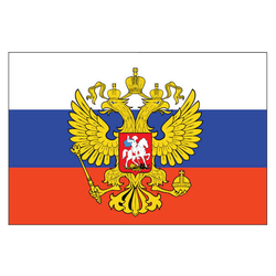 Флаг Главкома ВС РФ 30х45см (однослойный)
