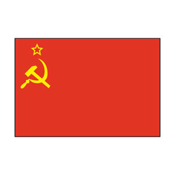 Флаг СССР 90 х 180 см (однослойный)