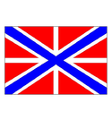 Флаг ВМФ Гюйс 90х180см (однослойный)