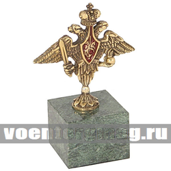 Статуэтка (литье бронза, камень змеевик) орел Сухопутных войск РФ