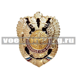 Значок ВКС, ВС России (орел, крылья вверх)