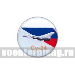 Значок круглый Су-24 (смола, на пимсе)