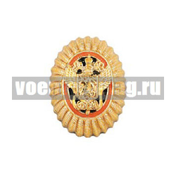 Кокарда Федерации Союза Казаков (ФСК), малая, золотая (пластик)