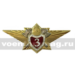 Значок Классность МЧС 3 класс
