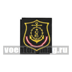 Нашивка ЧФ, щит (приказ № 300 от 22.06.2015), вышитая (на липучке)