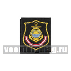 Нашивка ТОФ, щит (приказ № 300 от 22.06.2015), вышитая (на липучке)