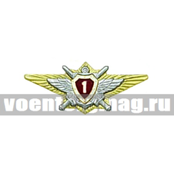 Значок Классность офицерская ВВ МВД, 1 класс