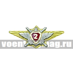 Значок Классность офицерская ВВ МВД, 2 класс