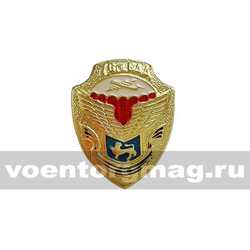 Значок 76 гв. ВДД, щит с эмблемой, на закрутке