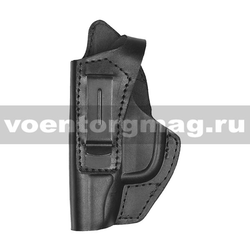 Кобура под ПМ с пружиной для скрытого ношения ПК-7 черная (ЛЕВША)
