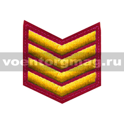 Курсовка краповая 4 курс (вышитая, люрекс)