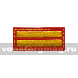 Курсовка красная горизонтальная 2 курс (вышитая)