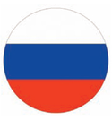 Наклейка круглая (d=10 см) Флаг РФ