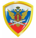 Наклейка в виде щита ФСИН