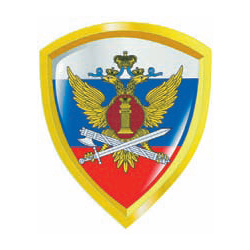 Наклейка в виде щита ФСИН