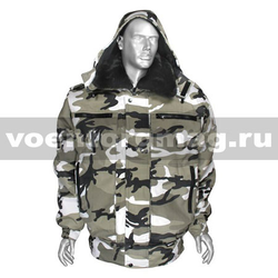 Куртка демисезонная Оперативка, расцветка - Арктика (флисовая подкладка)