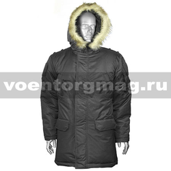Куртка зимняя Штабная черная (