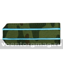 Погоны камуфлированные зеленые с 2 вышитыми голубыми просветами на камуфляж (из рубашечной ткани)