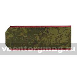 Погоны Русская цифра с вышитым краповым кантом (к костюму СКС) со шлевкой