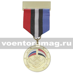 Медаль Российско-Сирийская дружба,  с бланком удостоверения