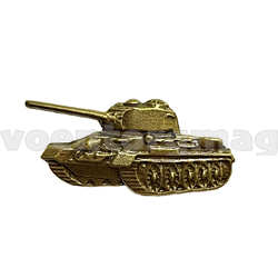 Значок Танк Т-34 (малый, золотой), на пимсе 23х11мм