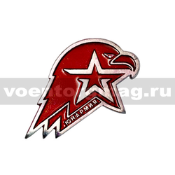 Значок Юнармия, длина 25 мм (крепление - пимса), металл