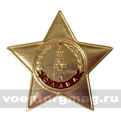 Значок Миниатюра ордена Славы, на пимсе