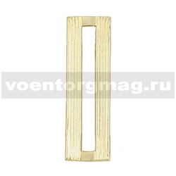 Лычка ФССП золотая, двойная (металл)