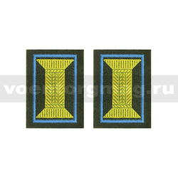 Нашивки Петличные эмблемы для офицерского состава Воздушно-космических сил 