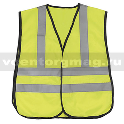 Жилет сигнальный ГОСТ (4XL, длина 70 см)