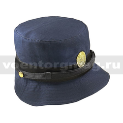Шляпа женская повседневная для офисной формы (синяя)