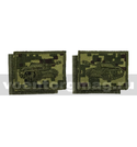 Нашивки Танковые войска, нового образца (оливковая вышивка, фон - русская цифра) петличные эмблемы на липучке (вышитые), пара
