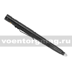 Ручка шариковая тактическая с фонариком и ножом (в комплекте стержень и 2 батарейки)