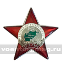 Значок Ветеран Афганской войны, звезда (латунь)