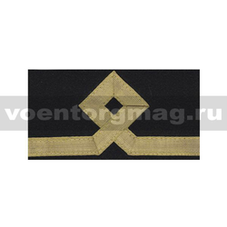 Нарукавный знак различия Морского флота (черный), 4 категория (пара)